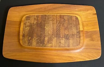 Vintage Mid Century Modern Dansk Designs Of Denmark Teak Wood Cheeseboard Tray • $49.99