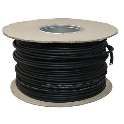 4mm² 6mm² 32A 40A SINGLE Double Dual CORE BLACK Red SOLAR CABLE PV UV RATED  • $111