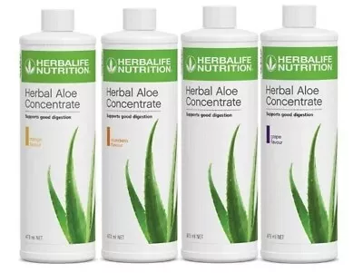 2 Pack Herbalife Herbal Aloe Concentrate (4 Flavors) 473ml - Promotion • $130