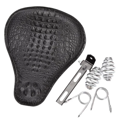 $79.59 • Buy 13  Motorcycle Alligator Large Solo Seat For Honda V30 V45 V65 Magna Bobber