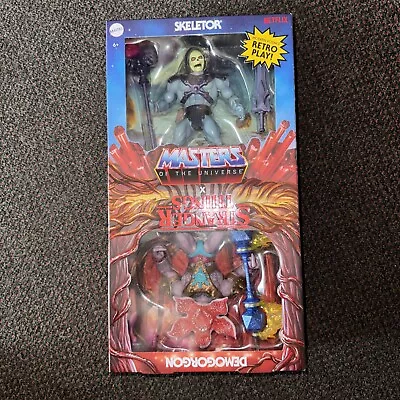 MOTU Origins Skeletor X Stranger Things Demogorgon 2 Pack IN HAND Fast Ship 🚚 • $84.99