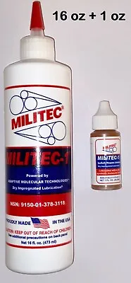 Militec-1 Anti-friction Metal Conditioner Engine Oil Treatment 16oz + 1oz • $44.99