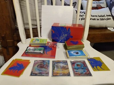 $26.99 • Buy Pokemon Opened Elite Trainer Box Zacian With Holos Deck Box More