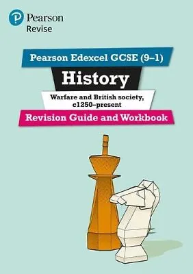 Pearson REVISE Edexcel GCSE History Warfare And British Society Revision Guide • £7.97