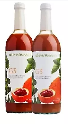 Nu Skin Nuskin Pharmanex G3 Juice 2 Bottles. Boxed/Sealed Exp.08/2024 • $58
