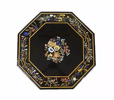 24'' Table Top Inlay Marble Pietra Dura Art Coffee Room Stone Mosaic Hsg X-mas • $752