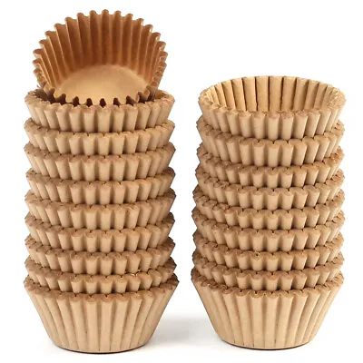 $7.99 • Buy 500Pcs/Lot Cupcake Liners Paper Cup Cake Baking Cup Muffin Cases Natural Color