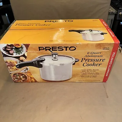 Presto 01264 6-quart Aluminum Pressure Cooker NIB • $24