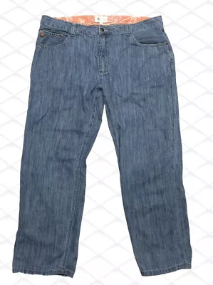 The Territory Ahead Linen Cotton Denim Jeans Mens 40x30 • $17.50
