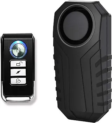Remote Control Vibration Burglar Alarm Wireless Security Motorhome Bike Detector • $15.66