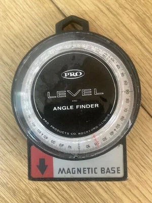 £0.99 • Buy PRO LEVEL + ANGLE FINDER Pro Products Co. Rockford ILLINOIS Magnetic Base