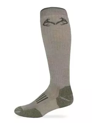 Realtree Men's 80% Merino Wool Over The Calf  Boot Socks 1 Pair Pack • $14.99