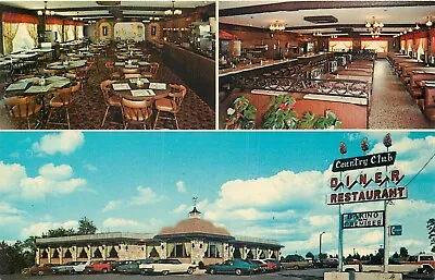 Marlton New Jersey Country Club Diner & Restaurant Vintage Postcard View • $8.99