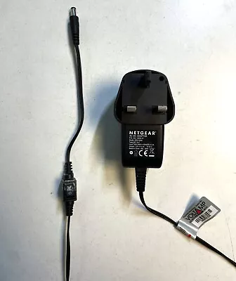 £24.99 • Buy Netgear 332-10545-01 AD810200 007-3LF UK Plug AC Power Adapter 12W 12V 1A