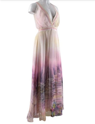 £120 • Buy VGC Mainline Matthew Williamson 100% Silk Maxi Dress UK10 £1000+
