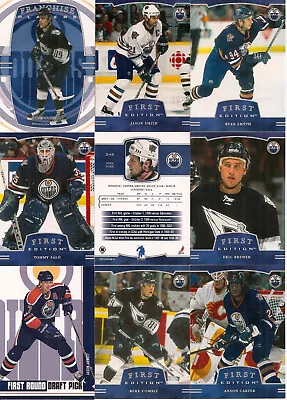 2002-03 ITG In The Game 1st Edition Edmonton Oilers Complete Team Set (11) • $2.09