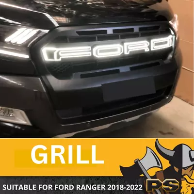 Ford Ranger Raptor Grill To Suit Wildtrak PX3 2018 - 2021 With LED Letters • $349