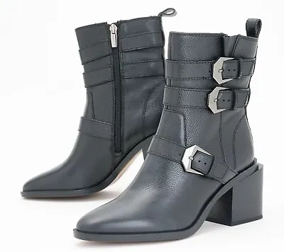 Vince Camuto Suede Mid Shaft Boots Black 9 New • $40.79