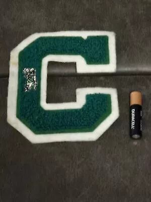 Vintage Letterman Jacket Varsity Patch Chenille Letter C Celtics Basketball • $17.99