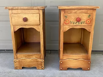 Rare Pair Frank Mason Monterey Rancho Nightstands End Tables California • $895