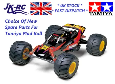 *CHOICE* Of New Genuine Spare Parts For Tamiya 'Mad Bull 58205' (Madbull) RC Car • £5.99