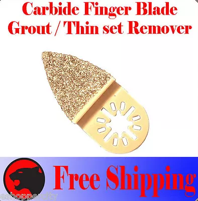 Carbide Finger Grout Rasp Oscillating Multi Tool Blade For Rockwell Hyperlock  • $6.75
