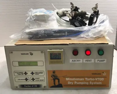 VARIAN Minuteman Turbo-V70D Dry Pumping System • $5500