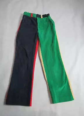 $29.98 • Buy Vintage David Brooks Ltd Talbots Womens Corduroy Pants Size 6 Colorblock Hippie