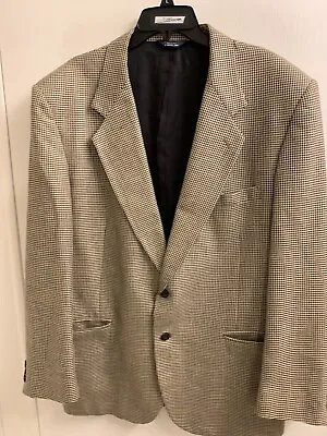 Kuppemheimer Custom Made Men's Brown Checkered Two Button Blazer/jacket/sport Co • $11