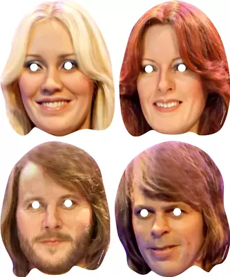 ABBA Celebrity Face Masks - Set Of 4 • $25.90