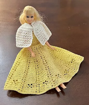 Vintage Mattel Twist N Turn Barbie PJ Doll Rooted Eyelashes Blonde Japan Crochet • $49.99