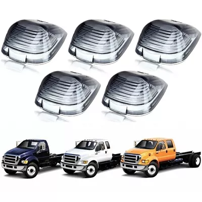 5 LED Smoked For 99-16 Ford Superduty F250 F350 Cab Marker Roof Clearance Lights • $9.99