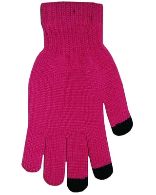 $9.98 • Buy Boss Tech BTP-GLV-HTPINK Knit Touchscreen Gloves, Texting Gloves, Tech Gloves