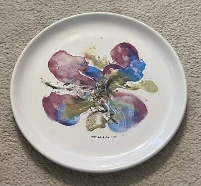 Zao Wou-Ki  Plate Orchidée Dated 1986 Signed Edité Par Atelier De Segries Lovely • $359