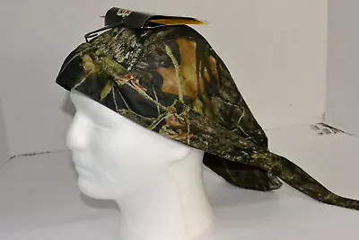 Mossy Oak Camouflage Hunting Bandana Skull Cap Doo Rag Headwrap Helmet Liner • $10