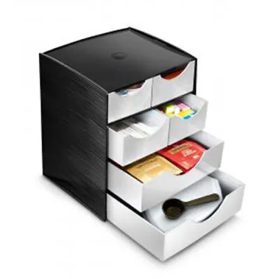 Take A Break 4 Tier Large And Small Drawer Module Compact Accessible Black/Grey • $131.40