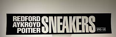 VTG Sneakers Movie Mylar Marquee Light Box Sign 2.5  X 12  • $19.94