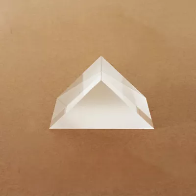 $23.30 • Buy Triangular Optical Glass Right Angle Prism Science Survey Photography 40mm 1PC