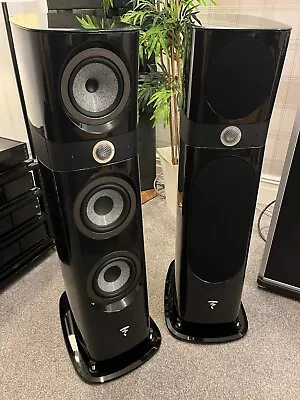 Focal Sopra N2 Loudspeakers. Gloss Black. • £4600