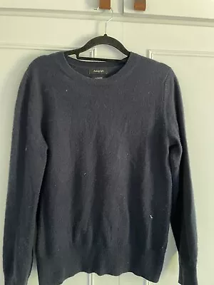 £1.04 • Buy M&S AUTOGRAPH Womens Navy Cashmere Pull Over Jumper Size 8