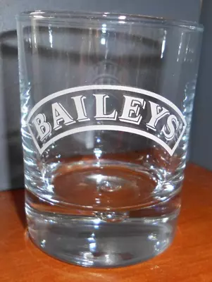 £5.99 • Buy Baileys Irish Cream Liquor Tumbler Glass Heavy Base With Bubble 3½  (9cm) 2 Avai