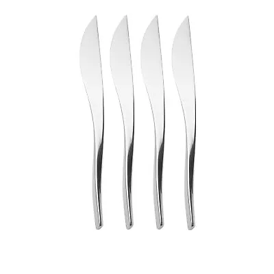 Nambe Anna Steak Knives (Set Of 4) 18/10 Stainless Steel - Silver • $37.50