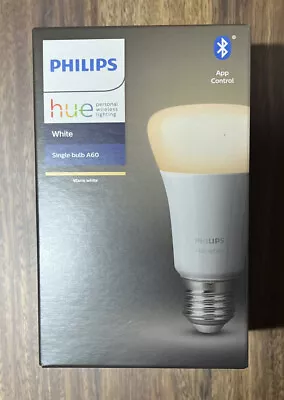 Philips HUE White Ambiance Single Bulb A60 - Bluetooth/App/WiFi Controls - E27 • $39.95