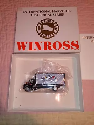 WINROSS International Harvester Historical Fire Department #6   Diecast Truck • $15