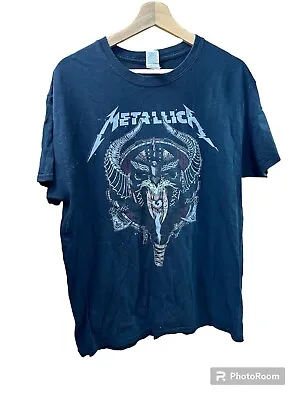 Metallica T Shirt Viking Hardwired To Self Destruct Official Black Size L UK • £12.99