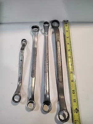 Vintage Lot Of 4USA Made Double Box End Wrench Forged Offset  • $17.50