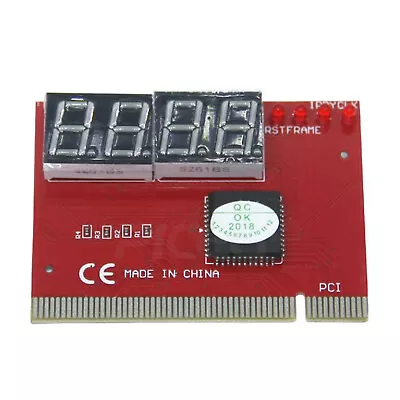 4-Digit PC Mainboard Motherboard Diagnostic Analyzer Tester Computer PCI Card • $9.99