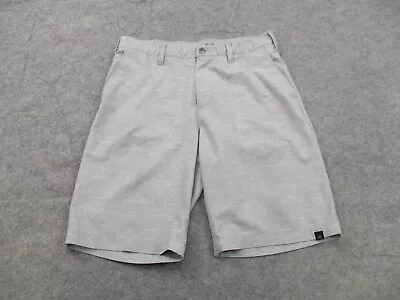 Adidas Shorts Mens 32 Gray Chino Golfing Active Outdoors Golf Flat Front 11  • $16.97