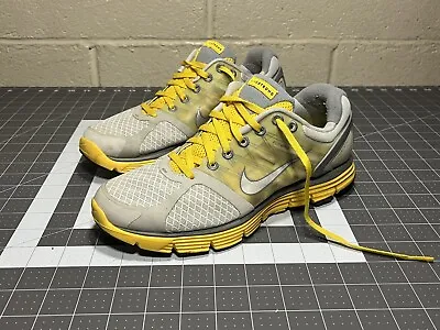 Nike Mens Shoe Air Lunarglide Livestrong Size 8 Athletic Sneaker Flywire 2010 • $25