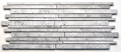  Grey Marble Stripe 6x12 Matchstick Mosaic Decorative Wall Tile Backsplash  • $7.99